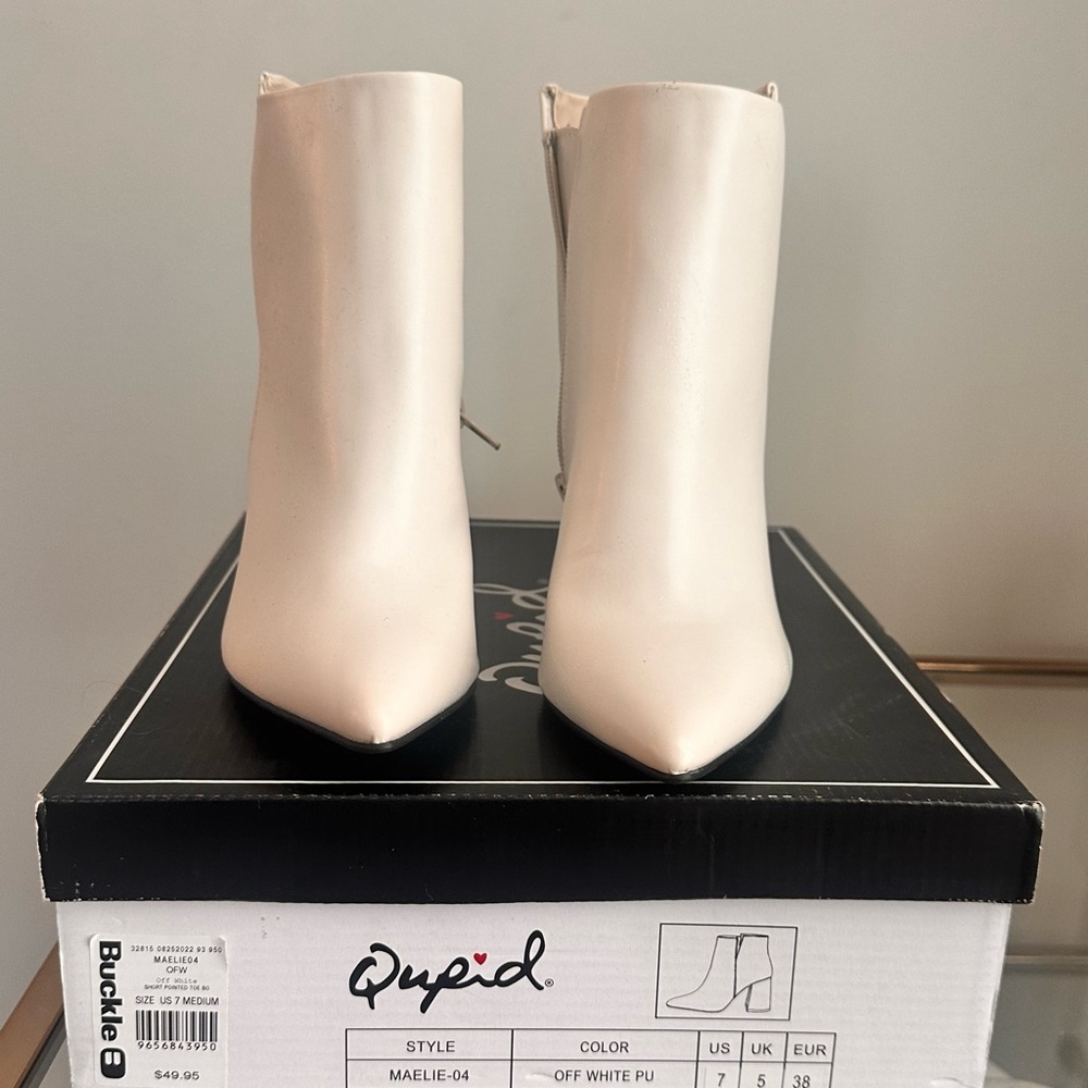 White Booties - Picture 3 of 4